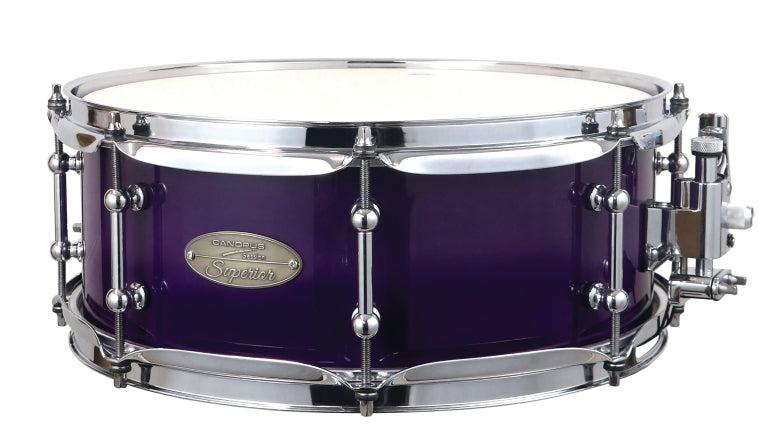 Canopus Session Superior 5.5x14 Snare Drum in Purple Fade Lacquer